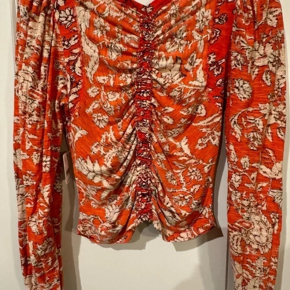 Free People Say the Word Red Top NWT - Picture 4 of 7